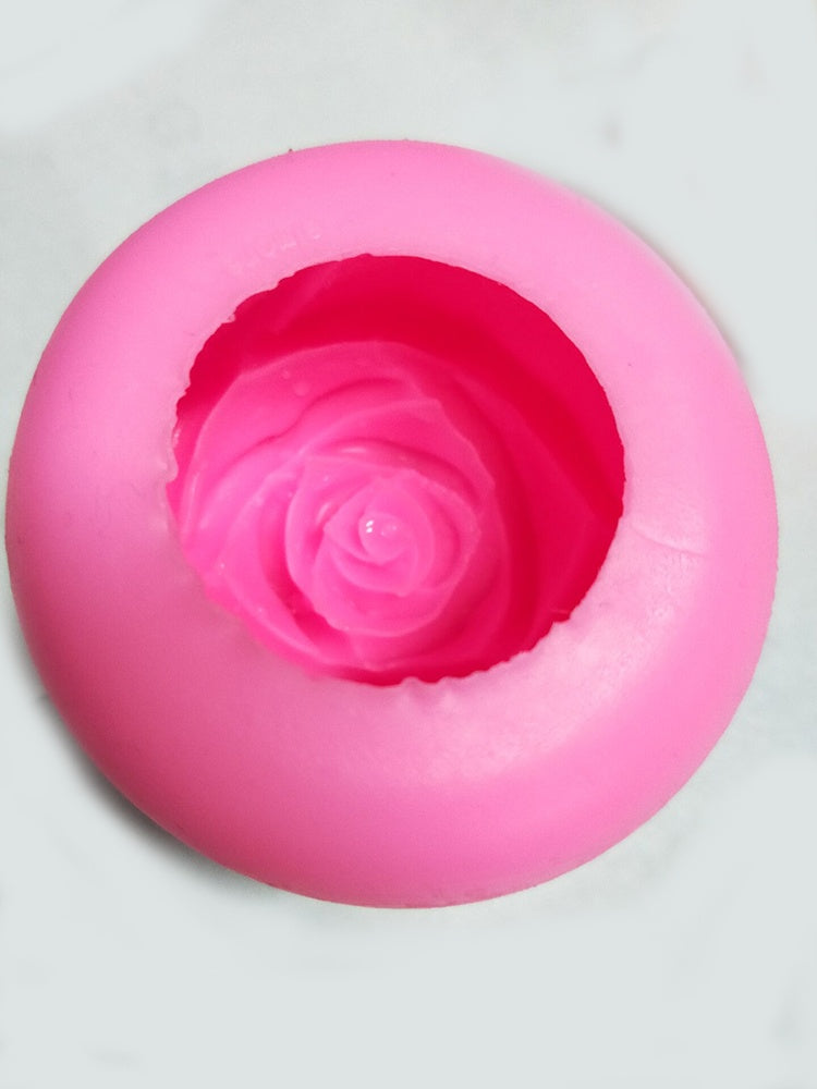 Three-Dimensional Rose Flower Aromatherapy Gypsum Silicone Mold Handmade Soap Mold