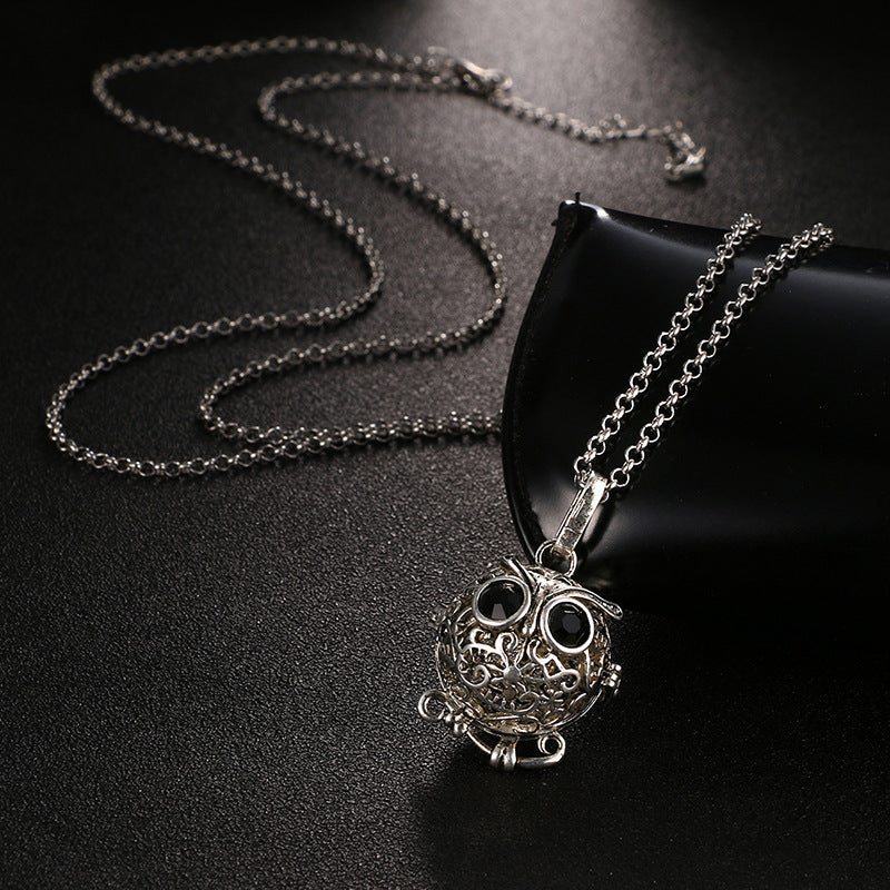 Pregnant Women's Zither Tone Beads Necklace Aromatherapy