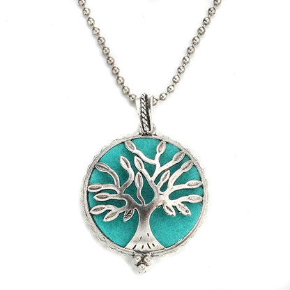Hollow Owl and Tree DIY Aromatherapy Essential Oil Necklace