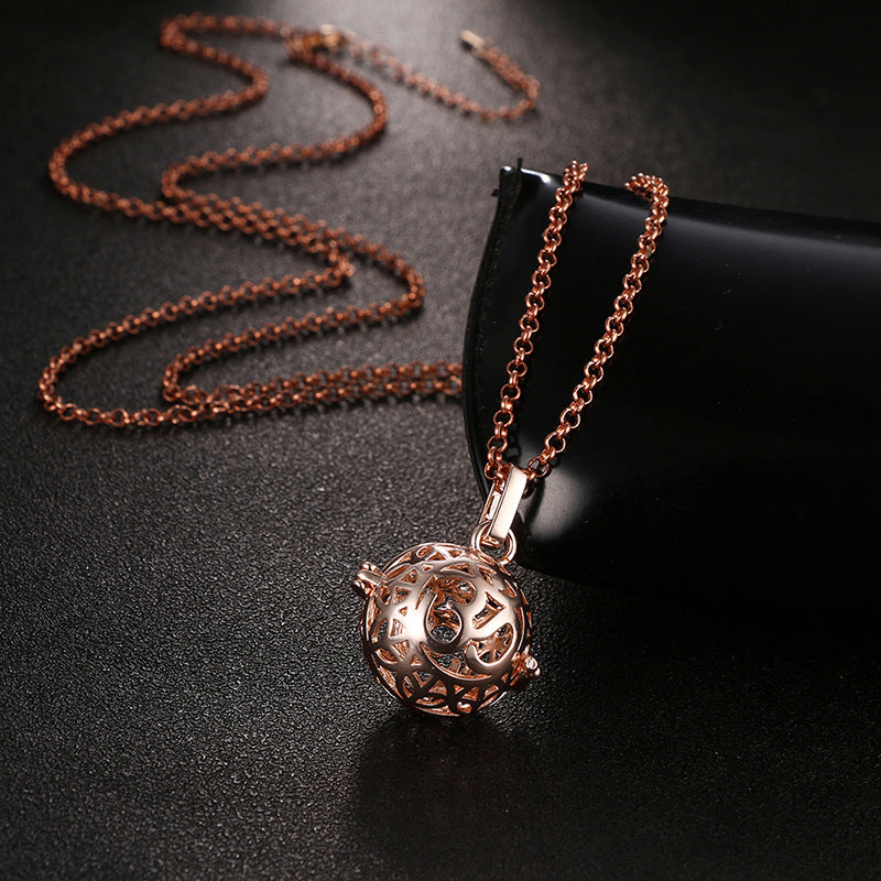 Pregnant Women's Zither Tone Beads Necklace Aromatherapy