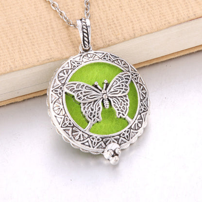 Hollow Owl and Tree DIY Aromatherapy Essential Oil Necklace