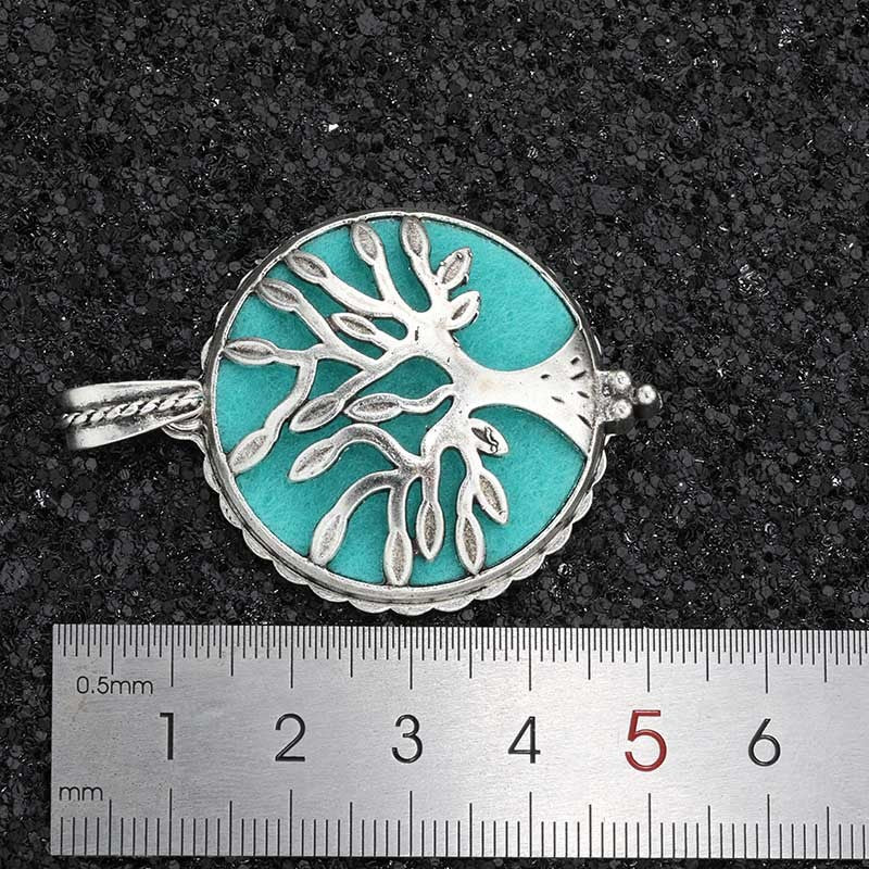 Hollow Owl and Tree DIY Aromatherapy Essential Oil Necklace