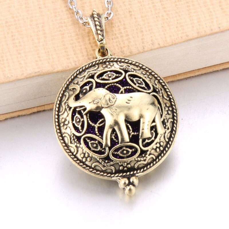 Hollow Owl and Tree DIY Aromatherapy Essential Oil Necklace