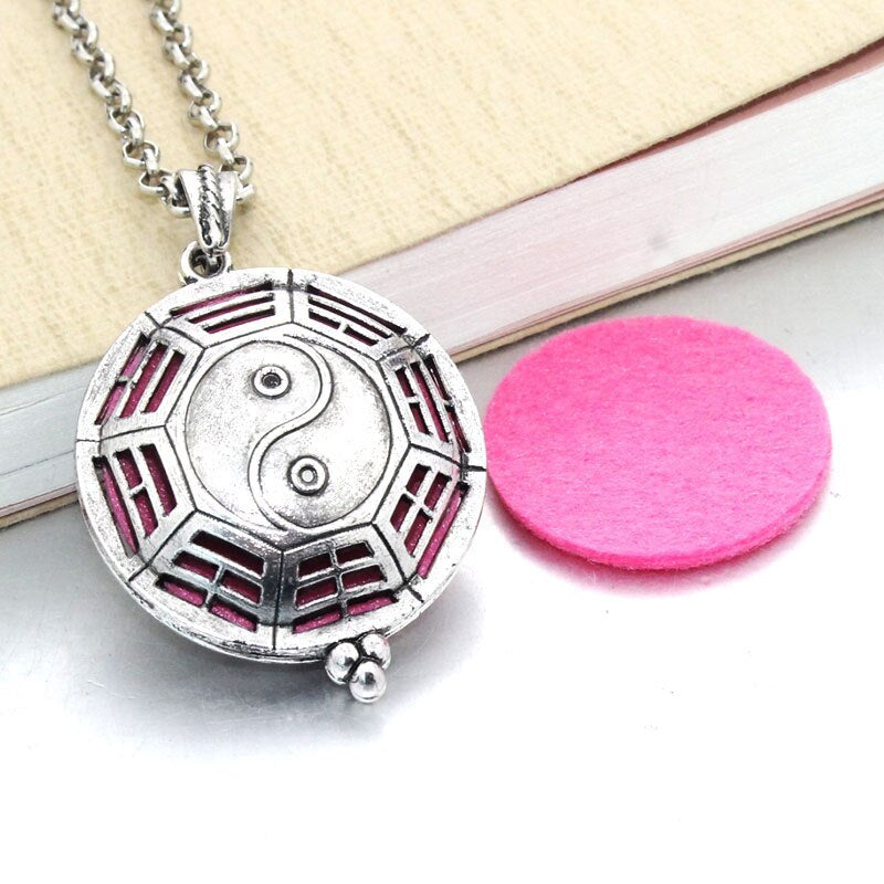 Hollow Owl and Tree DIY Aromatherapy Essential Oil Necklace