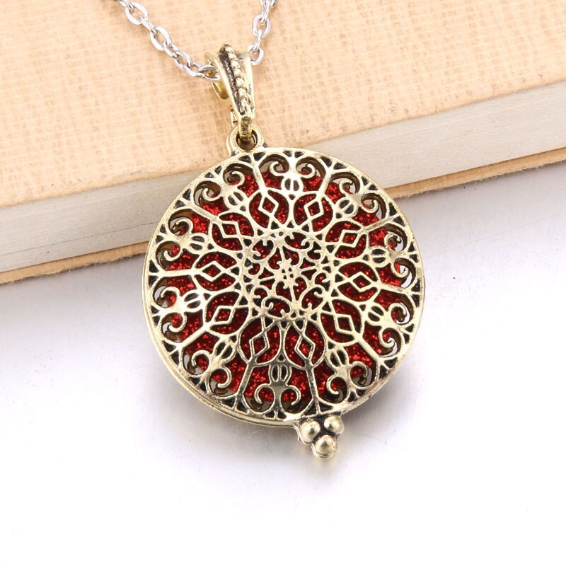 Hollow Owl and Tree DIY Aromatherapy Essential Oil Necklace