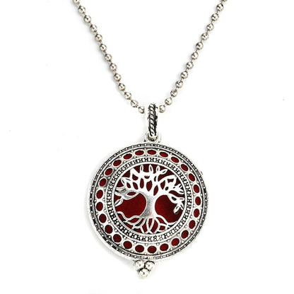 Hollow Owl and Tree DIY Aromatherapy Essential Oil Necklace