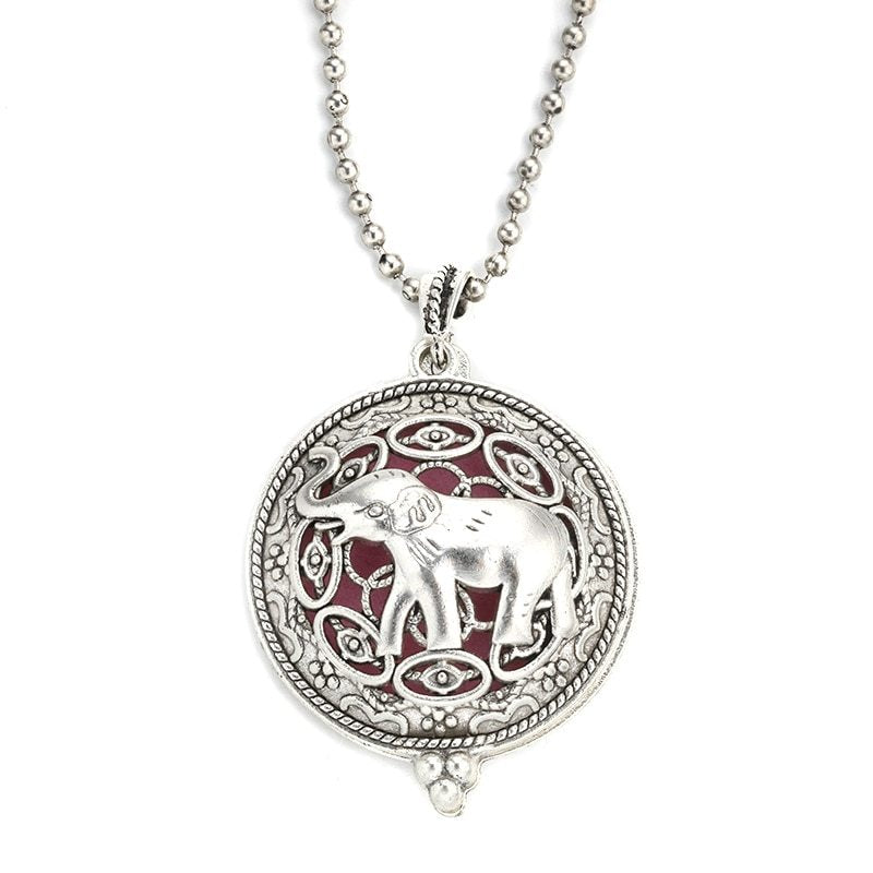 Hollow Owl and Tree DIY Aromatherapy Essential Oil Necklace