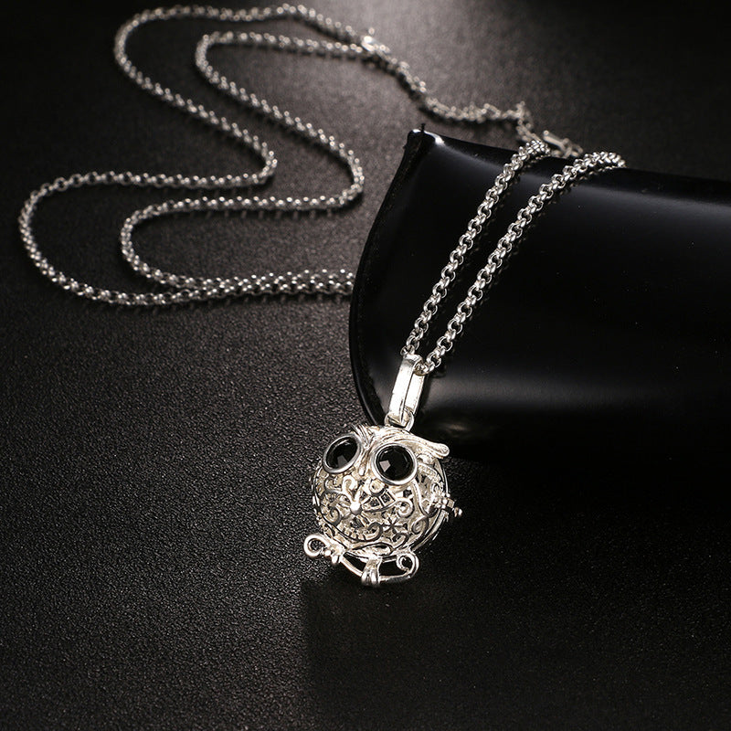 Pregnant Women's Zither Tone Beads Necklace Aromatherapy