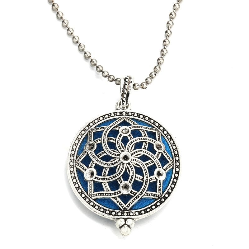 Hollow Owl and Tree DIY Aromatherapy Essential Oil Necklace
