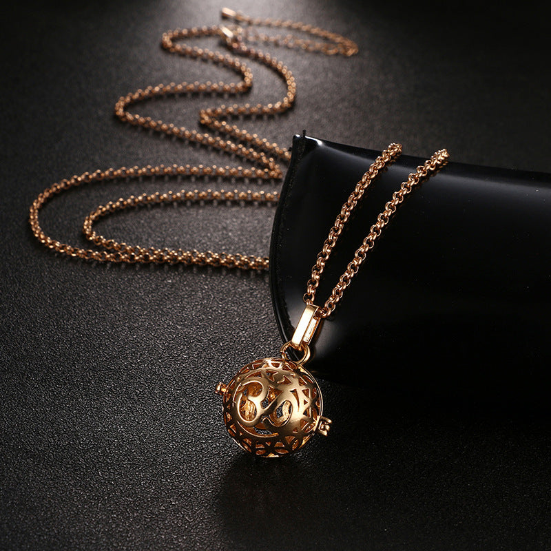 Pregnant Women's Zither Tone Beads Necklace Aromatherapy