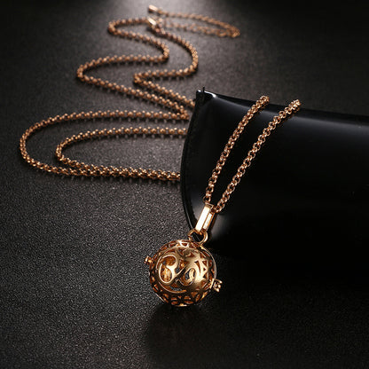 Pregnant Women's Zither Tone Beads Necklace Aromatherapy