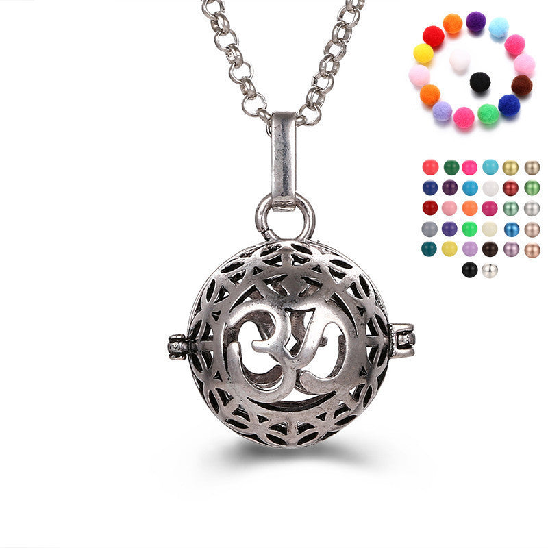 Pregnant Women's Zither Tone Beads Necklace Aromatherapy