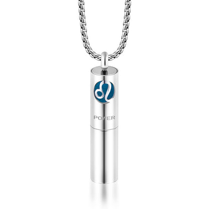 Aromatherapy Pendant Stainless Steel Perfume Necklace