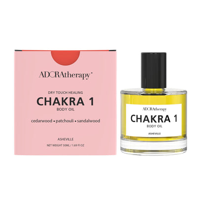 Chakra Dry Touch Healing Body Oil Number 1