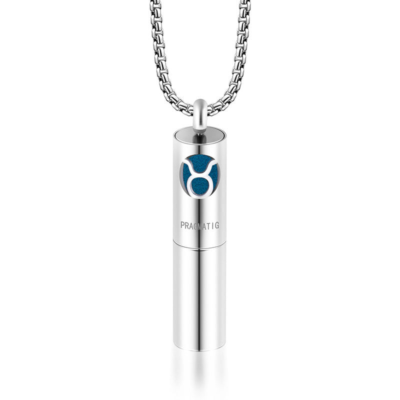 Aromatherapy Pendant Stainless Steel Perfume Necklace