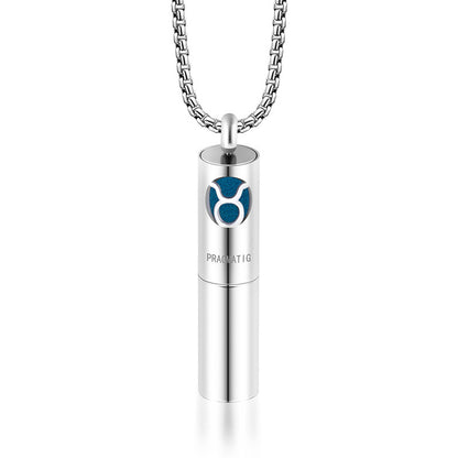 Aromatherapy Pendant Stainless Steel Perfume Necklace