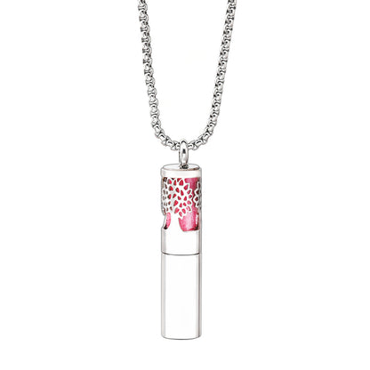 Aromatherapy Pendant Stainless Steel Perfume Necklace