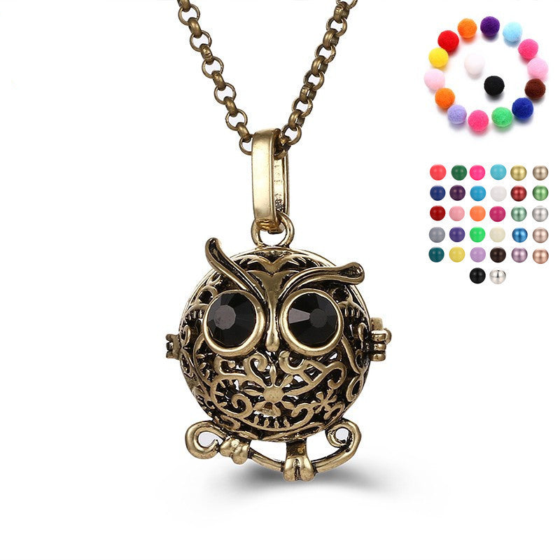 Pregnant Women's Zither Tone Beads Necklace Aromatherapy